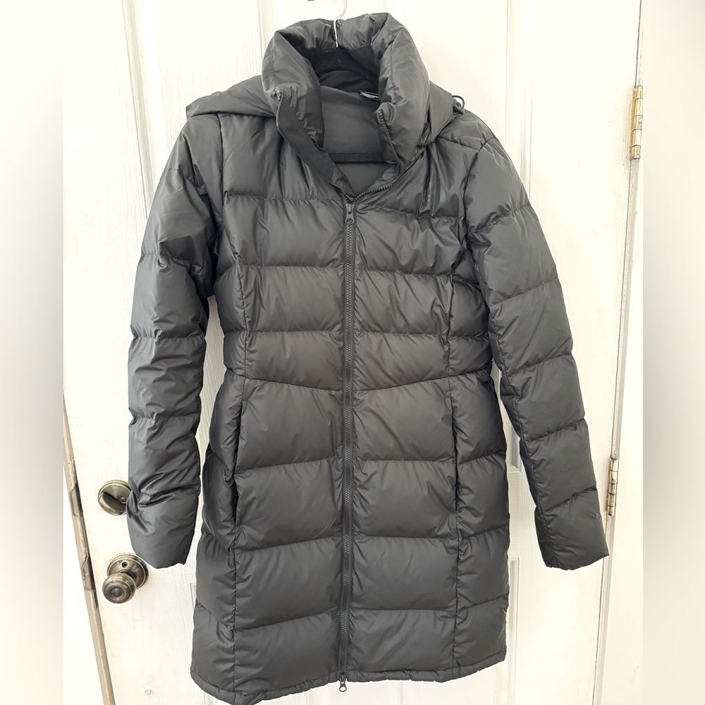 Northface down hooded coat